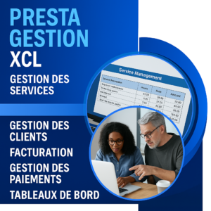 Logiciel Excel pour prestataires de services – Presta Gestion XCL